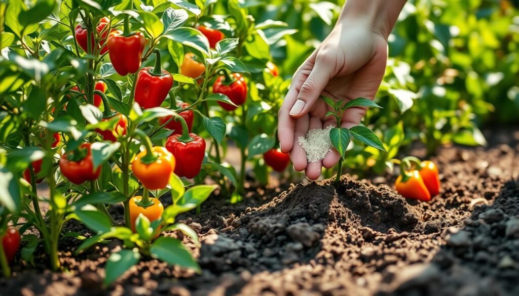 Fertilizing your pepper plants