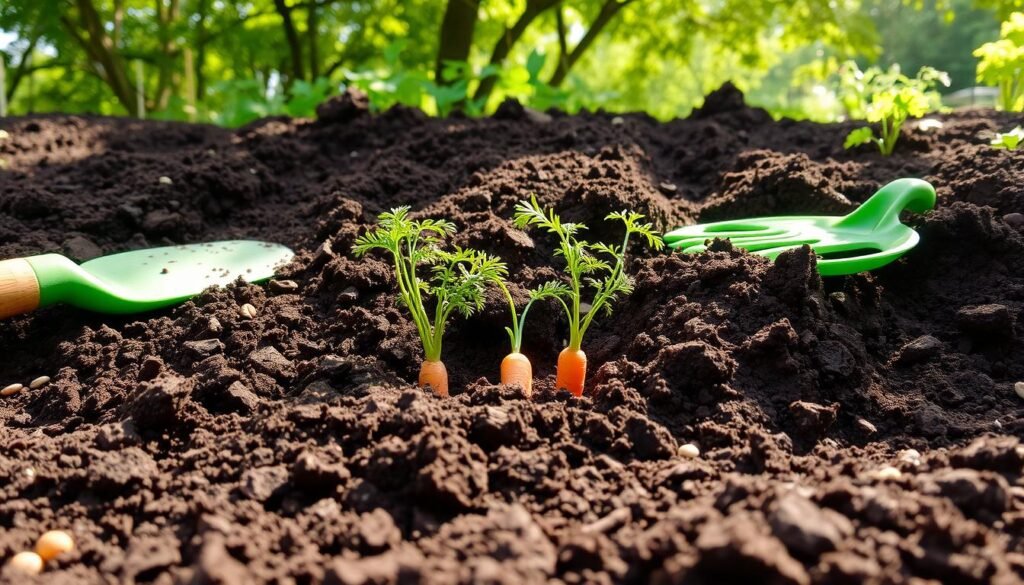 Soil preparation for carrot gardening