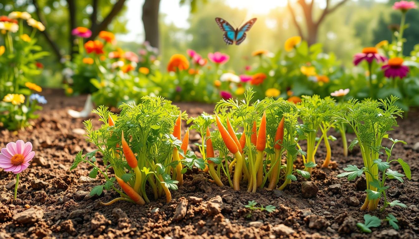 Carrots That Have Sprouted