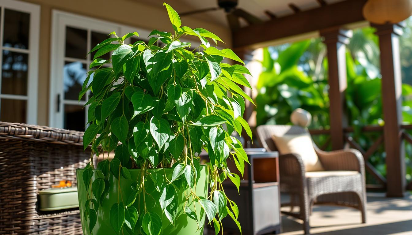 can i plant my pothos on my lanai