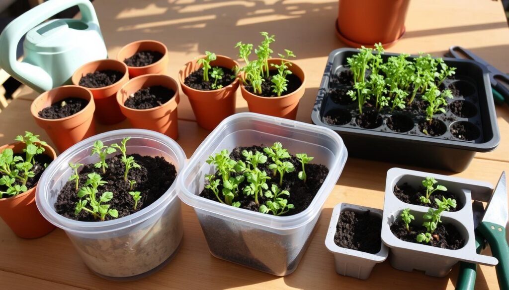 container requirements for growing carrot microgreens