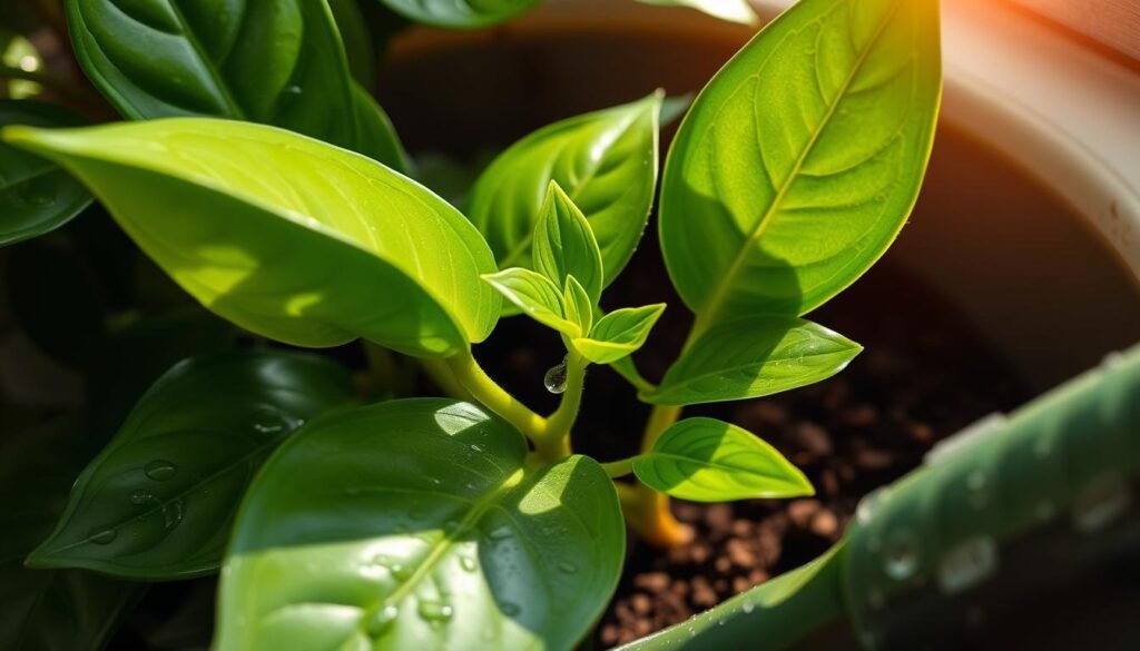 rubber plant watering needs