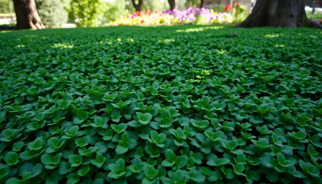 Creeping Charlie as garden ground cover