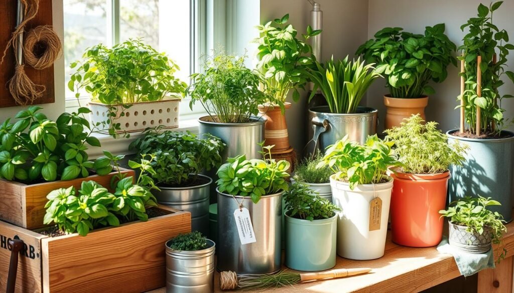 DIY herb garden