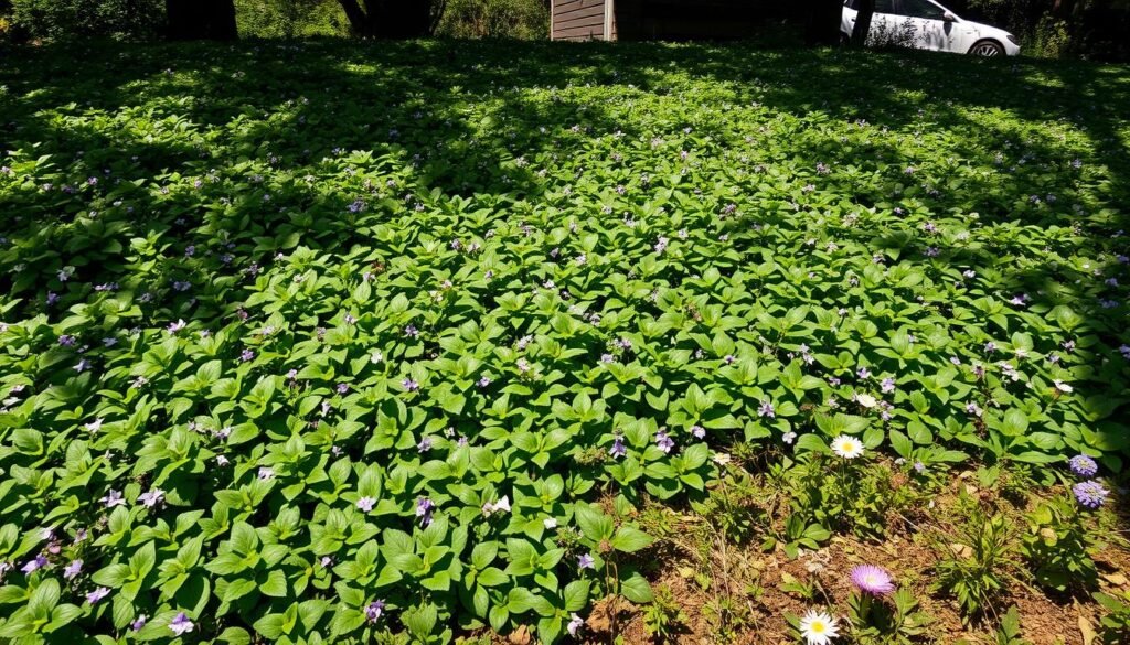 Invasive nature of creeping charlie plant