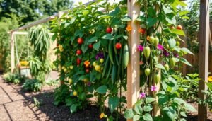 grow vegetables on trellis