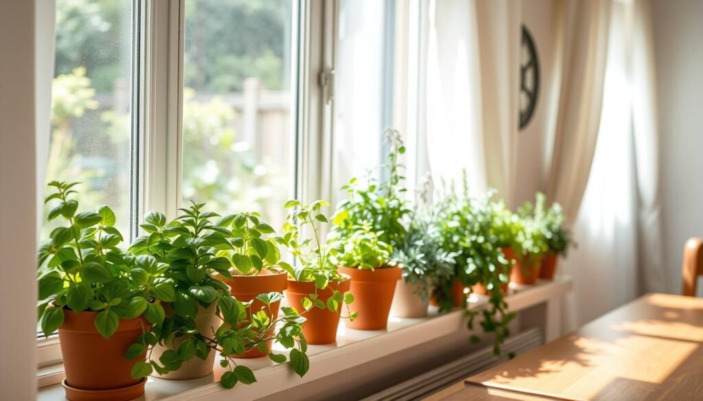 indoor gardening herbs