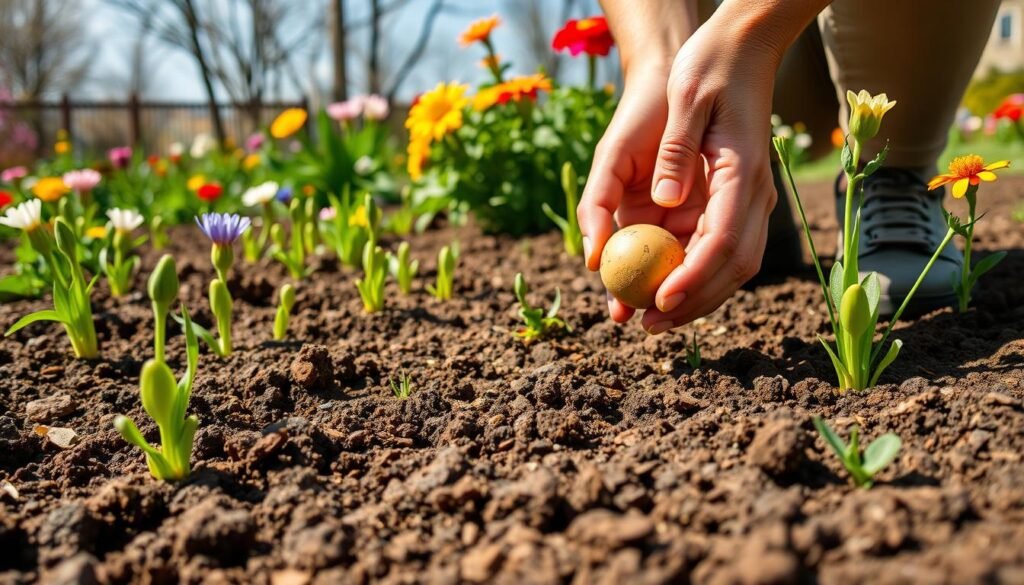 spring potato planting