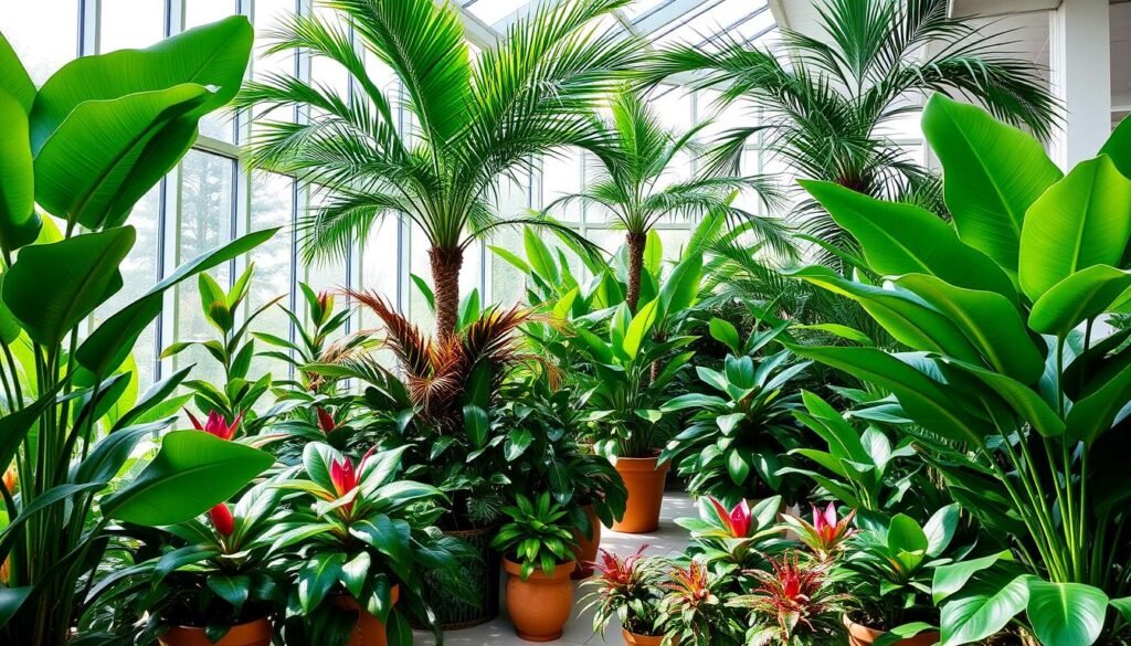 tropical plant display tropical plant display
